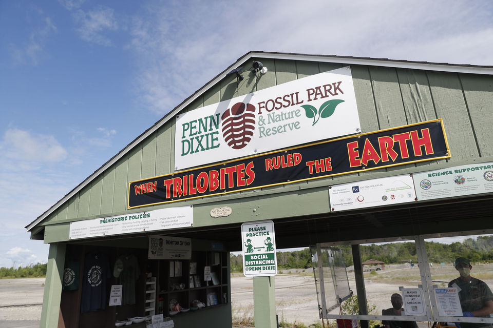 Penn Dixie Fossil Park entrance
